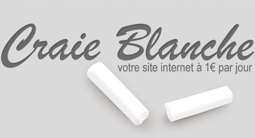 Site internet pas cher - Craie Blanche - Création de site internet